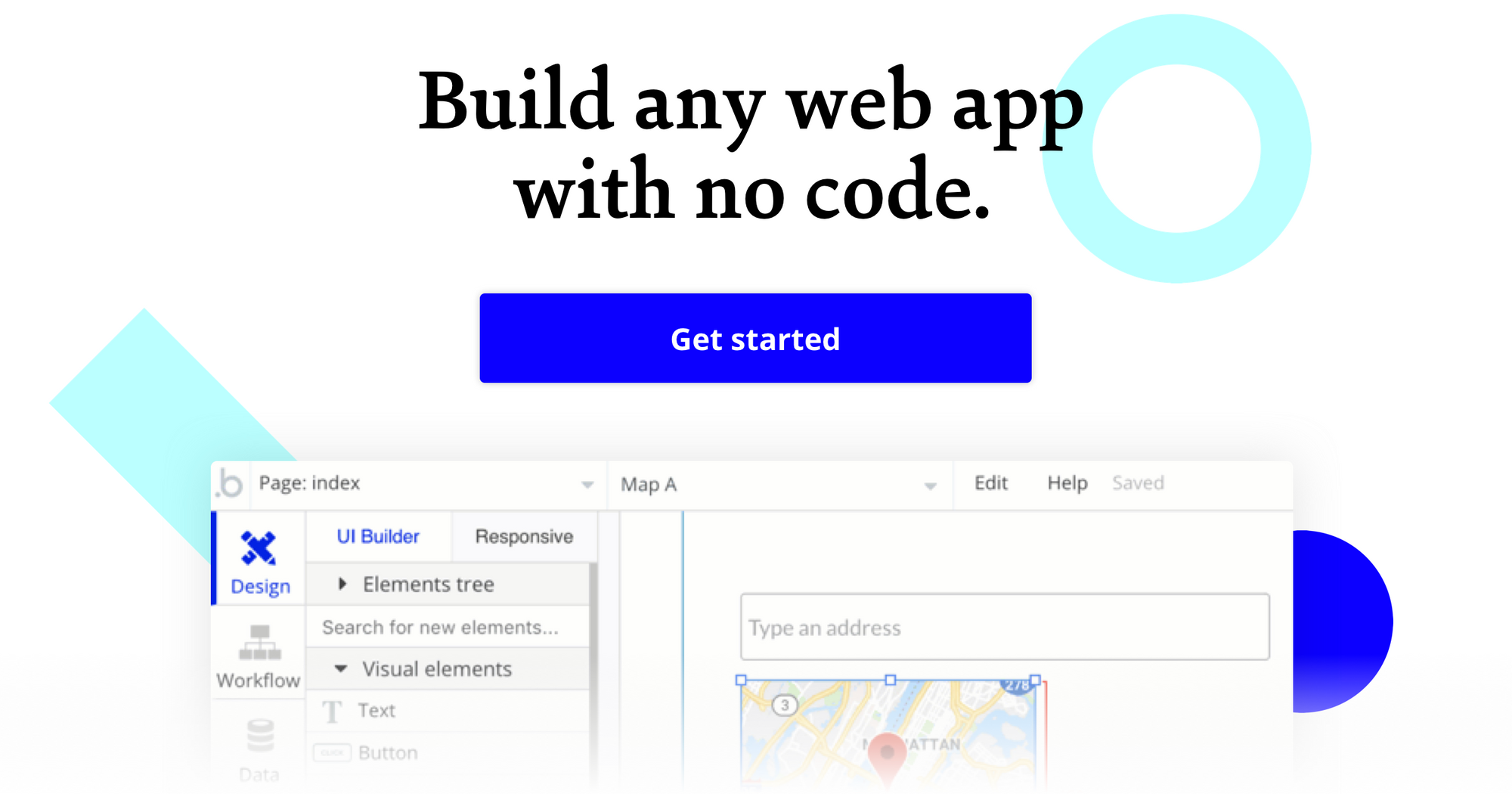 bubble web app builder