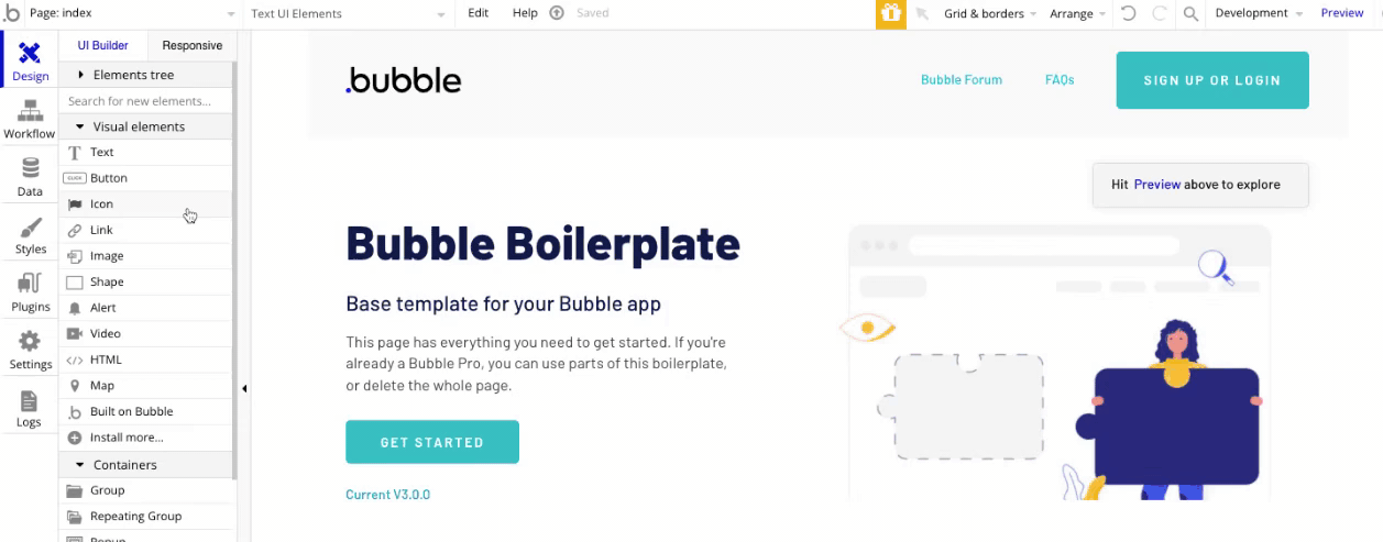 Bubble.io Database and Scalable Codeless Backend For Your App