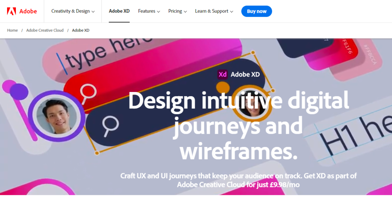 Adobe XD is the best UX tool for designing and prototyping