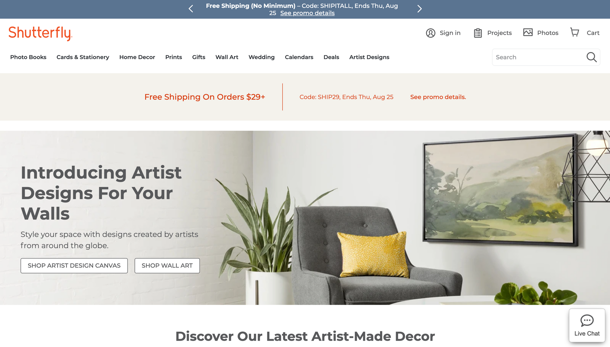 The 4 Best Business Website Design Examples: Shutterfly