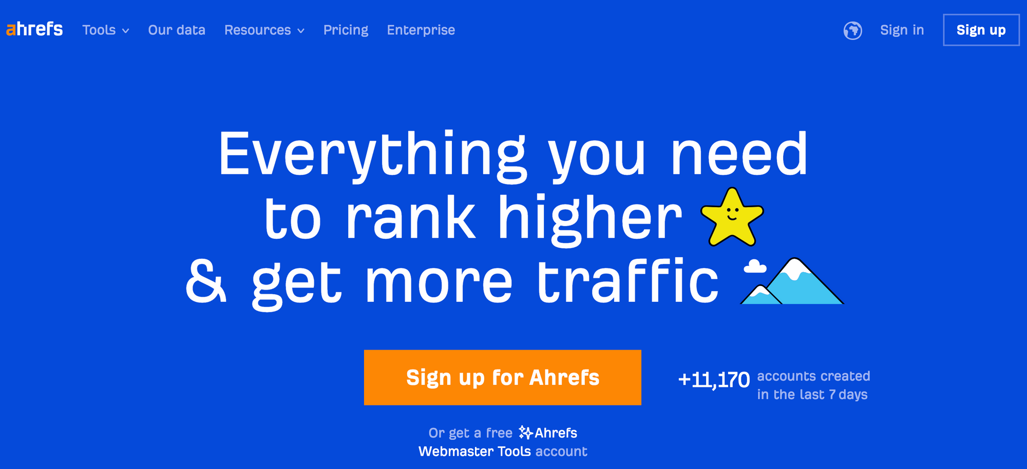 5 Best Web Analytics Tools blog - Ahrefs