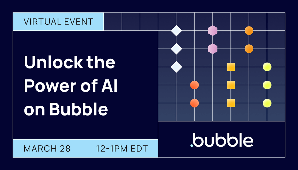 Bubble virtual event.