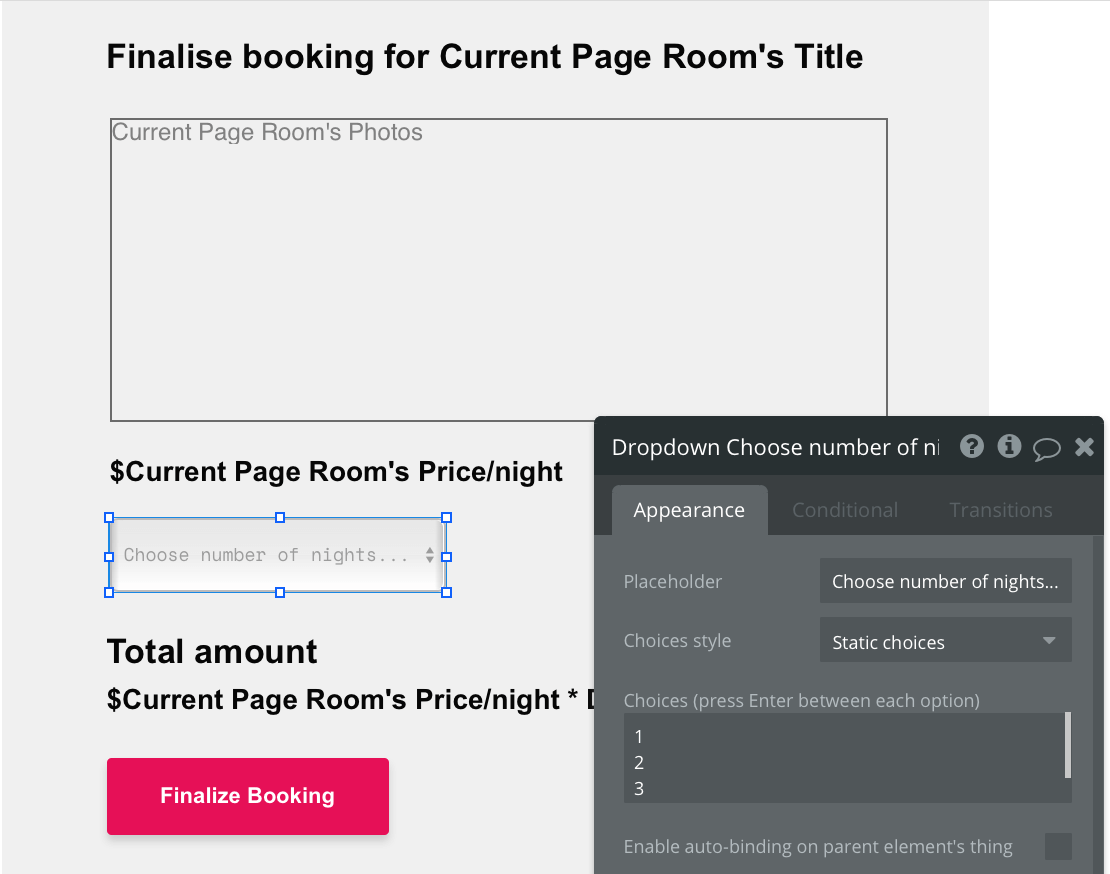 Selecting the total nights of an Airbnb booking