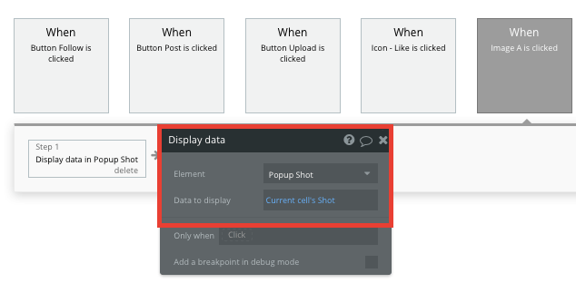 Sending dynamic data to a Dribbble shot