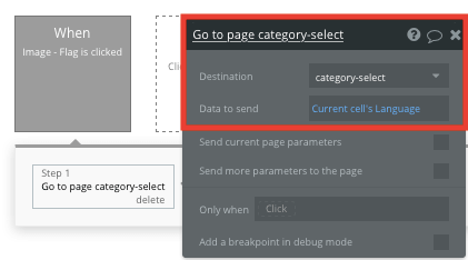 Sending dynamic data between pages using Bubble’s no-code platform