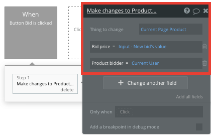 Bubble No Code Ebay Clone Walkthrough Tutorial - product changes.