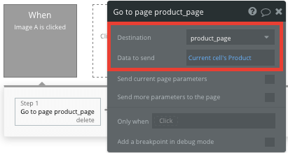 Bubble No Code Etsy Clone Walkthrough - product page workflow.