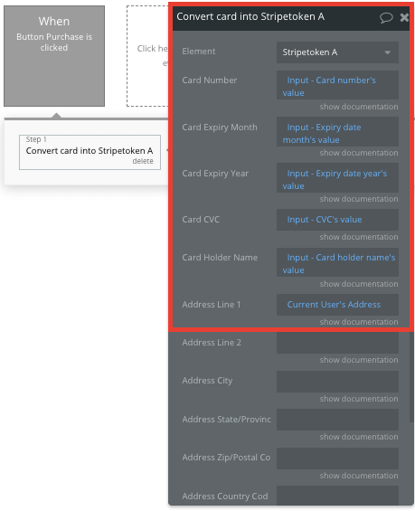 Bubble No Code Expedia clone walkthrough tutorial - convert card stripe.