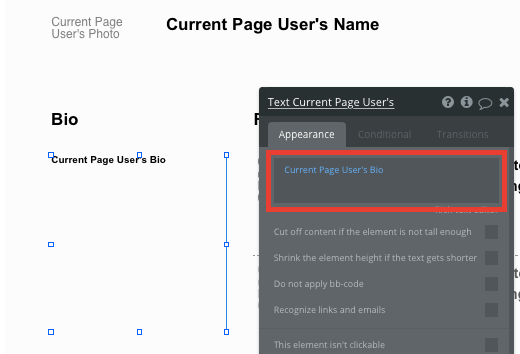 Bubble User Profile Tutorial Walkthrough