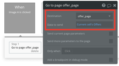 Bubble No Code Groupon Clone Walkthrough - offer page workflow.