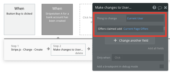 Bubble No Code Groupon Clone Walkthrough - user changes workflow.