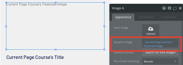 Displaying dynamic content of a Headspace clone course