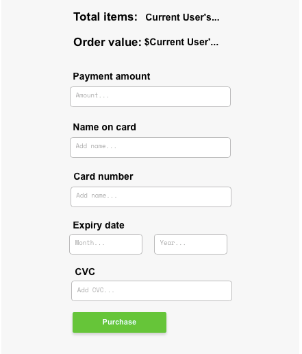 Bubble No Code Instacart clone tutorial walkthrough - payment.