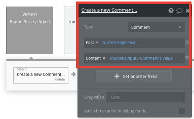 Bubble No Code Medium Clone Comments Section Workflow