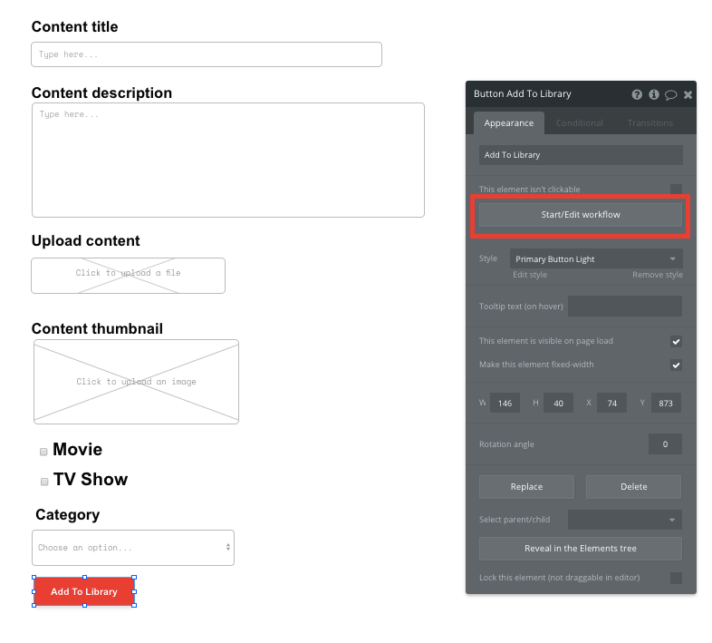 Bubble Netflix Backend Content Library No Code Tutorial