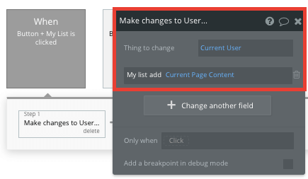 Nextflix clone tutorial in Bubble editor - user change workflow.