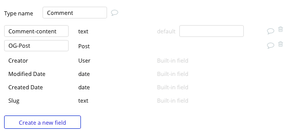 Bubble no-code Nextdoor clone tutorial with comment data type and fields