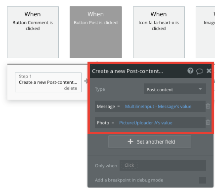 Creating a Nextdoor post-content data entry