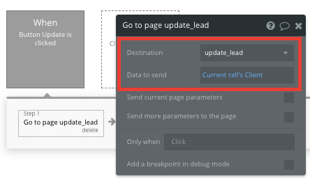 Bubble no code salesforce CRM clone tutorial walkthrough - lead update workflow.