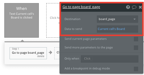 Bubble No Code Pinterest Tutorial Walkthrough - page board workflow.