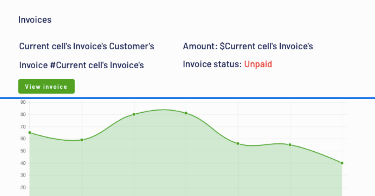 Quickbooks no-code clone user interface design