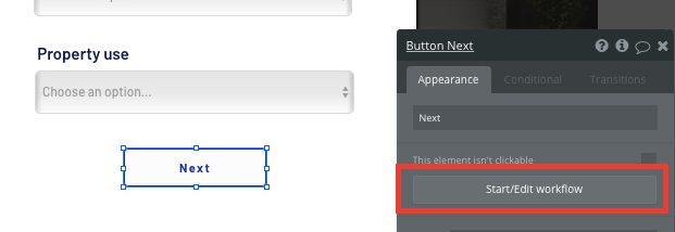 Triggering a new no-code workflow in Bubble