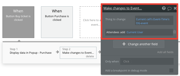 Making changes to a Ticketmaster event data