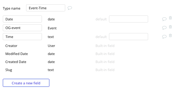 Bubble no-code Ticketmaster clone tutorial with event time data type and fields