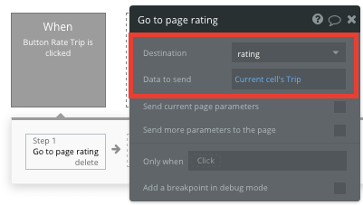 Bubble Workflow for Uber Clone Ratings Tutorial