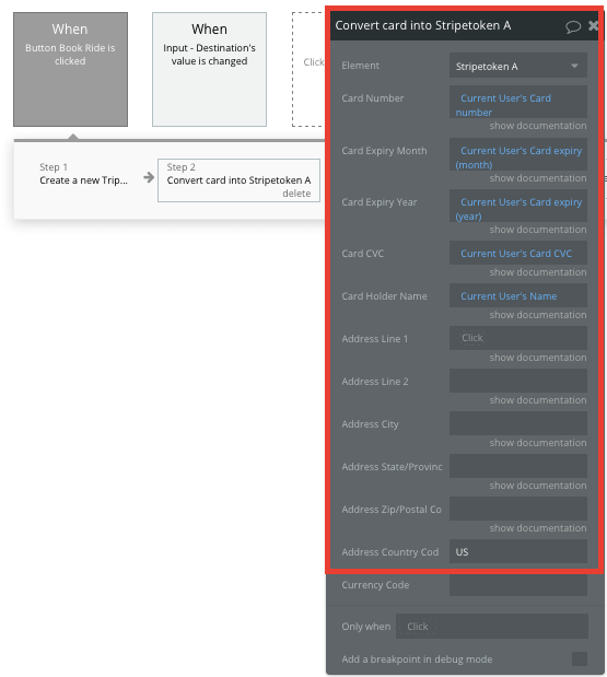 Bubble Stripe token Charging Credit Card Tutorial