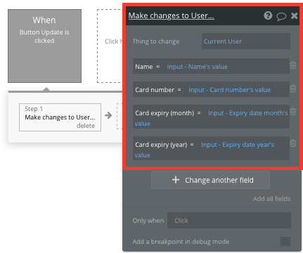 Bubble Uber Clone Make Changes To Current User Tutorial