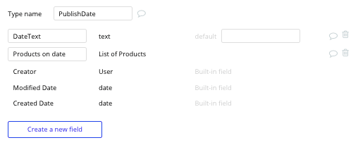 Bubble No Code Product Hunt Clone PublishDate Data Type and Fields Tutorial