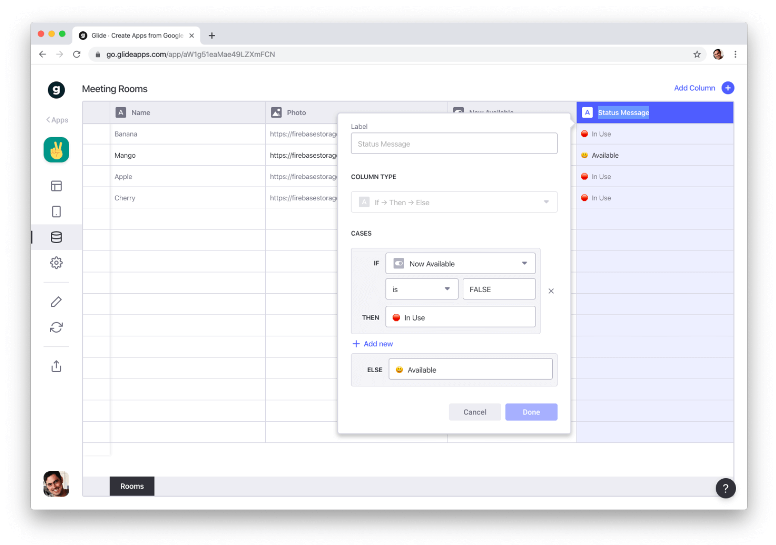 Glide Bubble Review No Code Data Sheet 