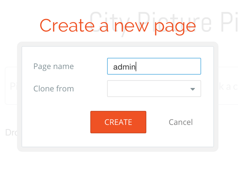 Improve the 'creator' drop-down button on the new creator