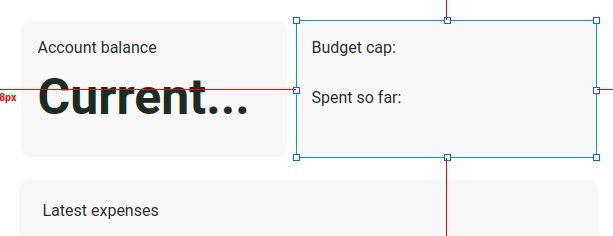 Adding text fields in Bubble editor.