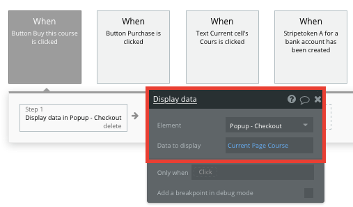 Bubble no code LinkedIn Learning clone tutorial displaying dynamic course data