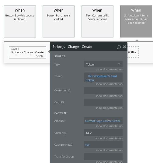 Processing a payment transaction from a LinkedIn Learning course purchase