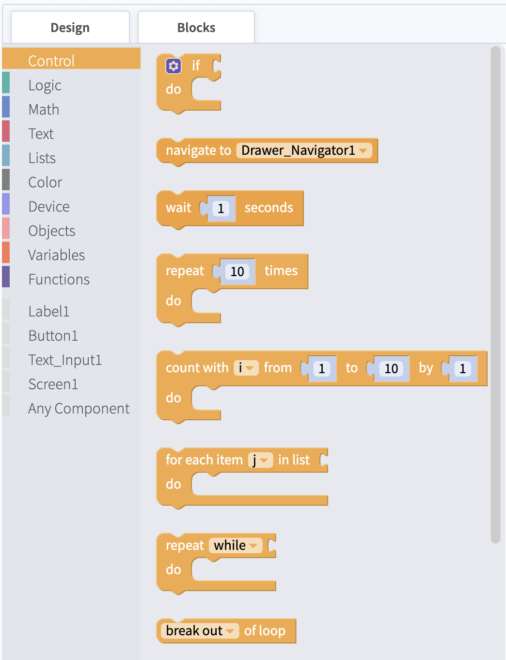 Thunkable Bubble Review of Scratch Logic