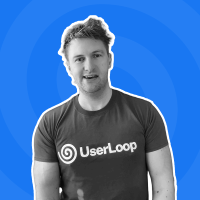 A headshot of James Devonport, founder of UserLoop