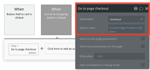 Sending a user to a Shopify clone app checkout
