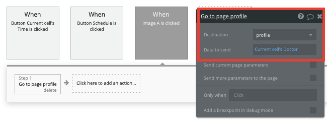 Sending dynamic data between pages in Bubble’s no-code development tool