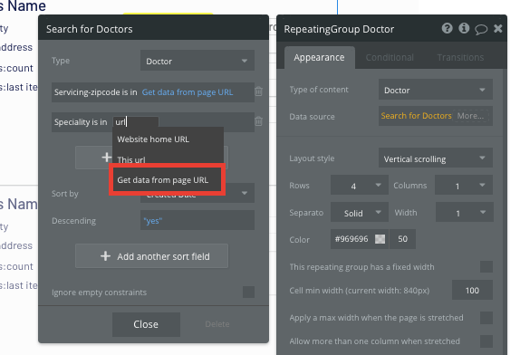 Bubble no code Zocdoc clone tutorial doctor search