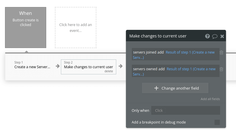 Register user to server in Discord clone tutorial.