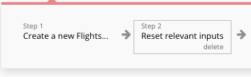 Resetting relevant inputs