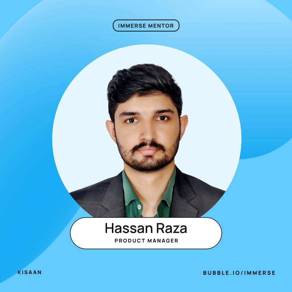 A screenshot of Hassan Raza