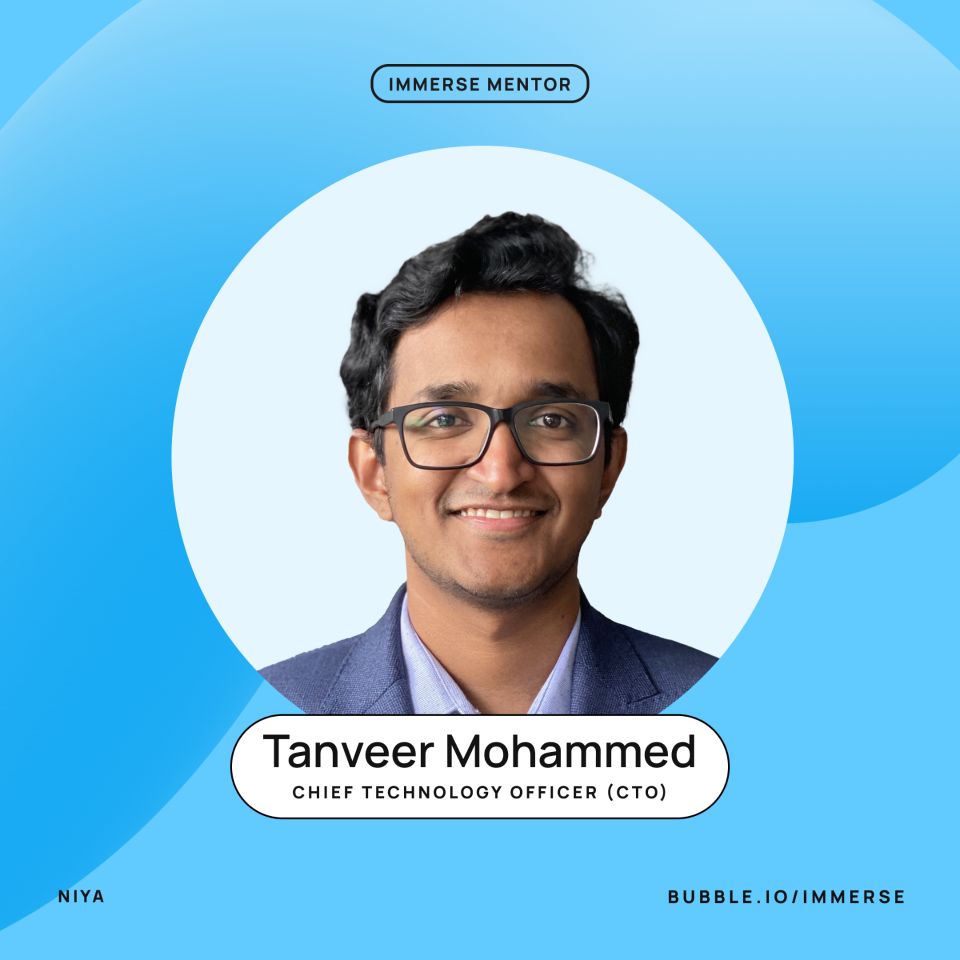 A headshot of Tanveer Mohammed