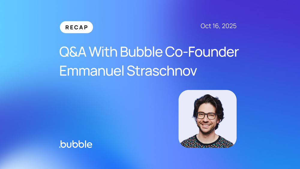 Emmanuel Straschnov's headshot with information about the recap title and date