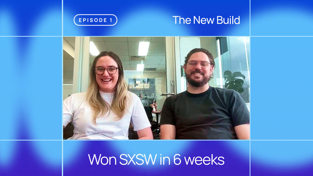 Episode 1 - The New Build - Won SXSW in 6 weeks. Paloma and Jackson sit next to each other in their office.