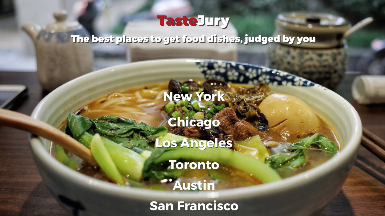 Bubble App of the Day: TasteJury