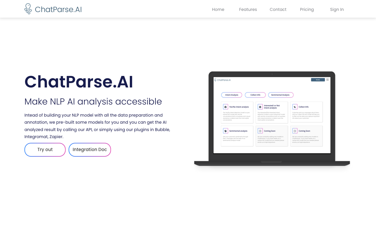 Bubble App of the Day: ChatParse.AI